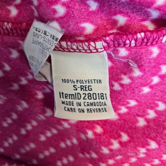 LL Bean Womens Birdseye Fleece Sweater Sz Small Pink 1/4 Zip Soft Cozy Outdoors - Picture 6 of 8